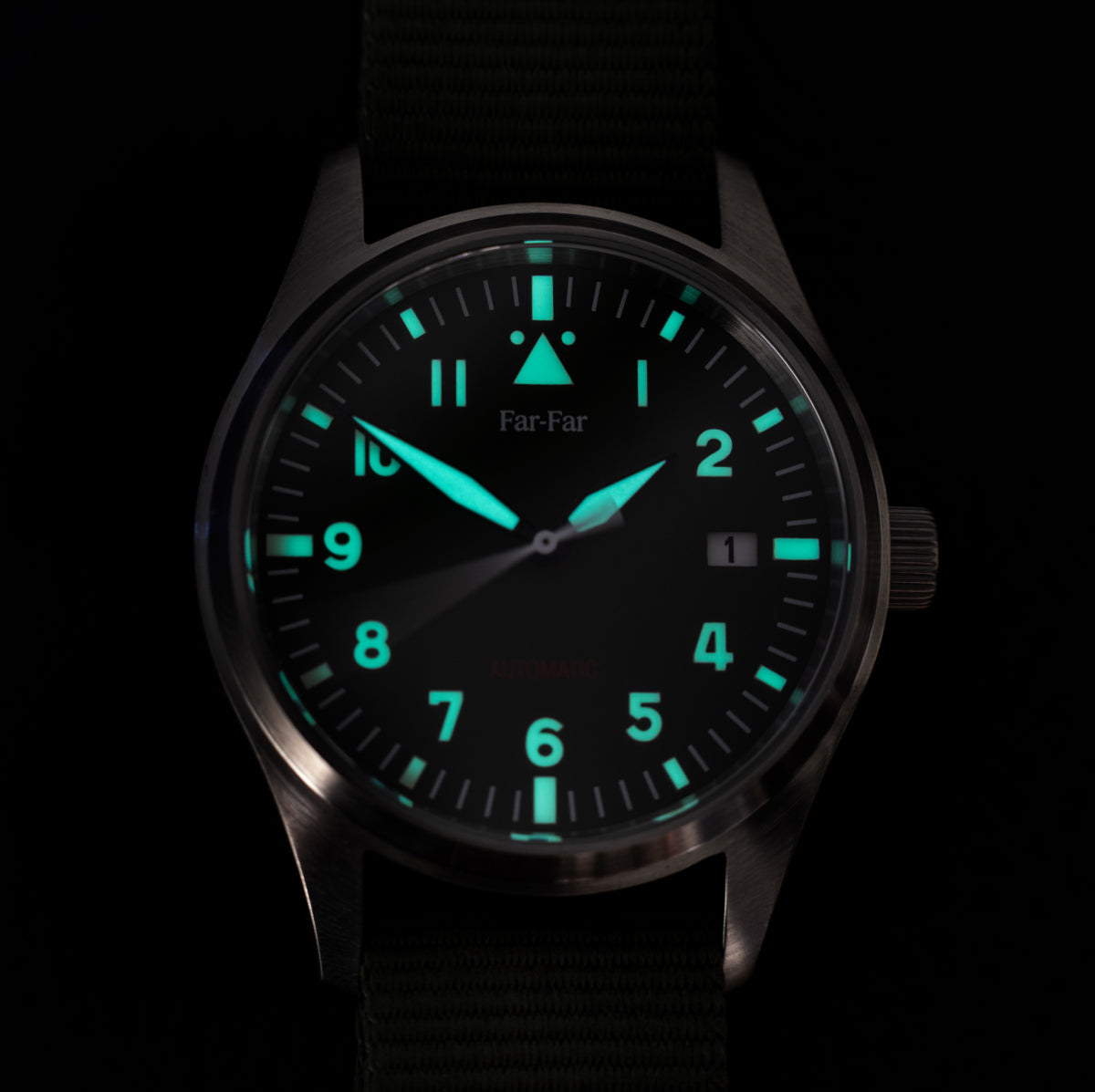 Far-Far Automatisk Pilotklokke Grønn
