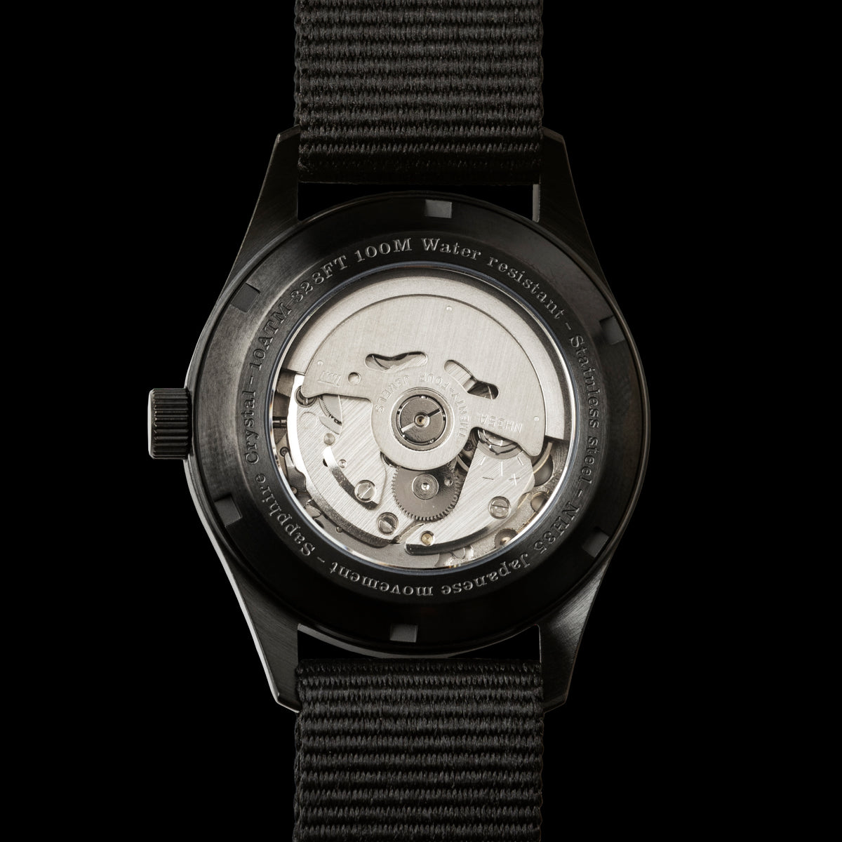 Far-Far Automatisk Pilotklokke Helsort (hvit skive)