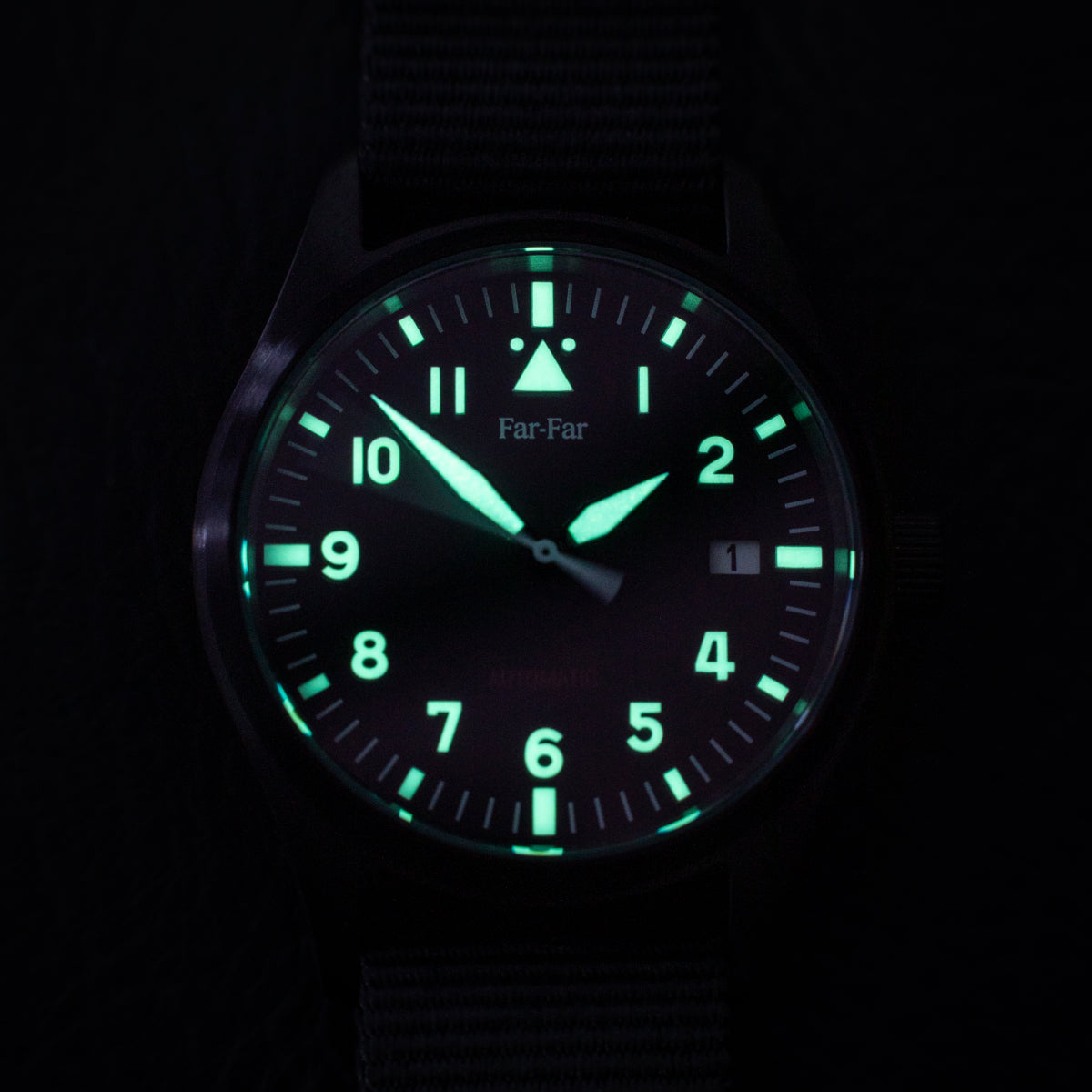 Far-Far Automatisk Pilotklokke Helsort