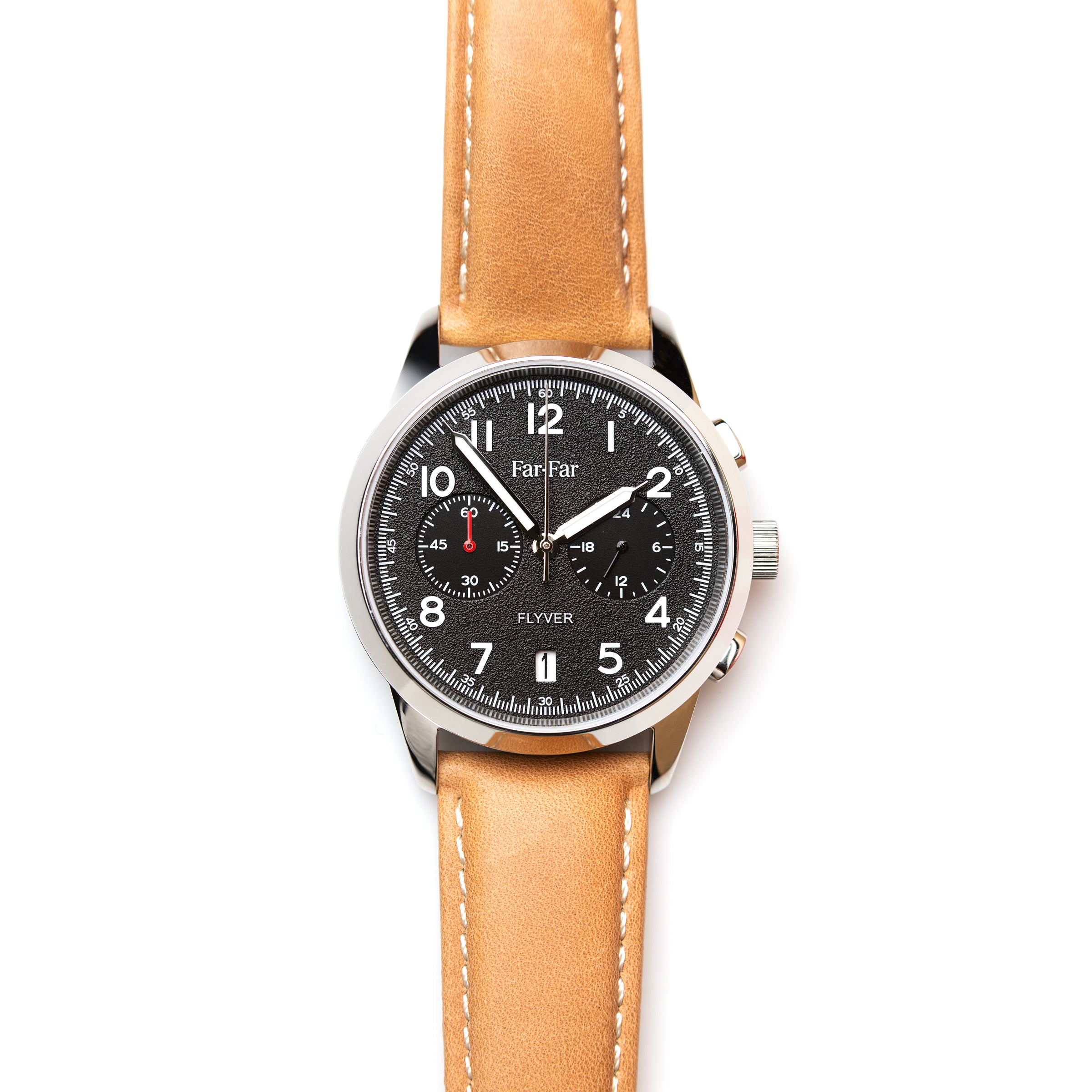 Far-Far Flyver Kronograf – Sort