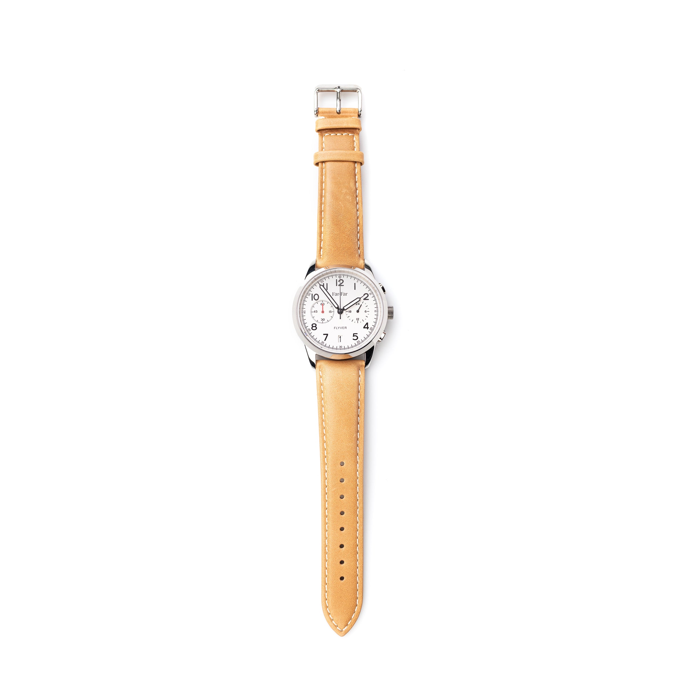 Far-Far Flyver Chronograph – White