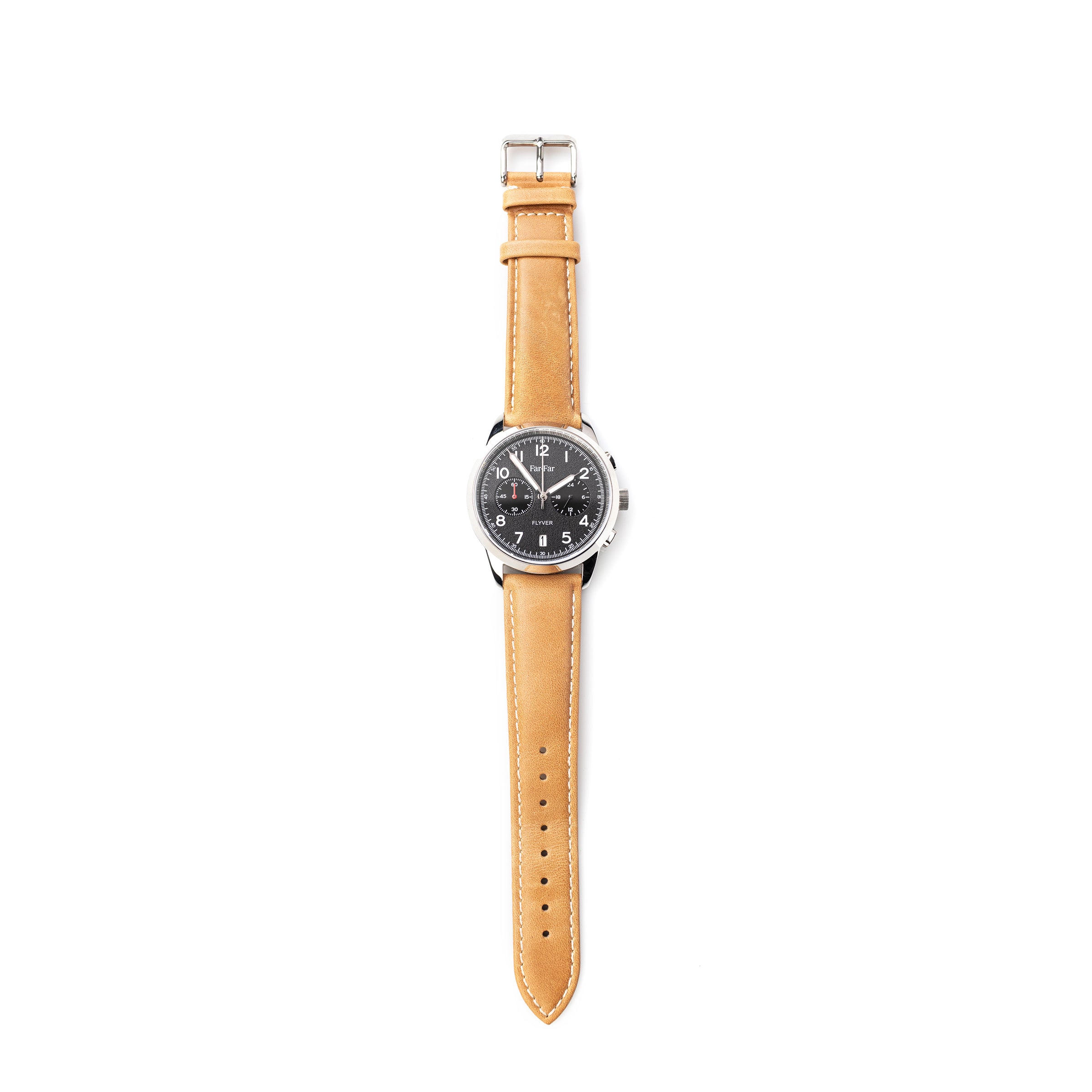 Far-Far Flyver Kronograf – Sort