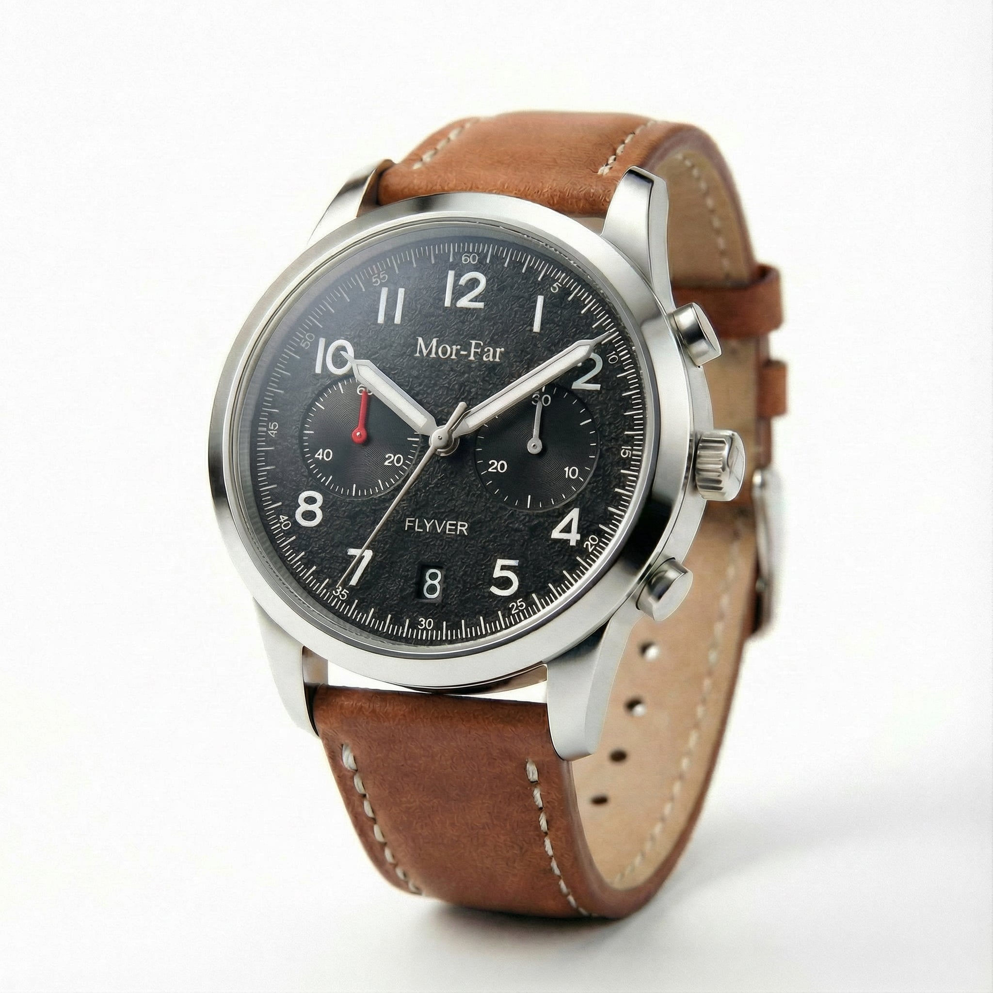 Mor-Far Flyver Kronograf – Sort