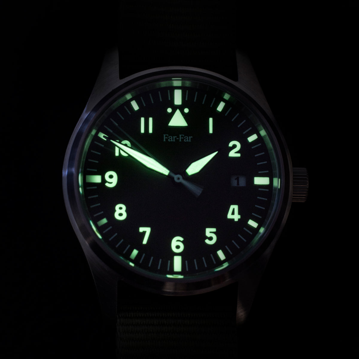 Far-Far Klassisk Pilotklokke Grønn