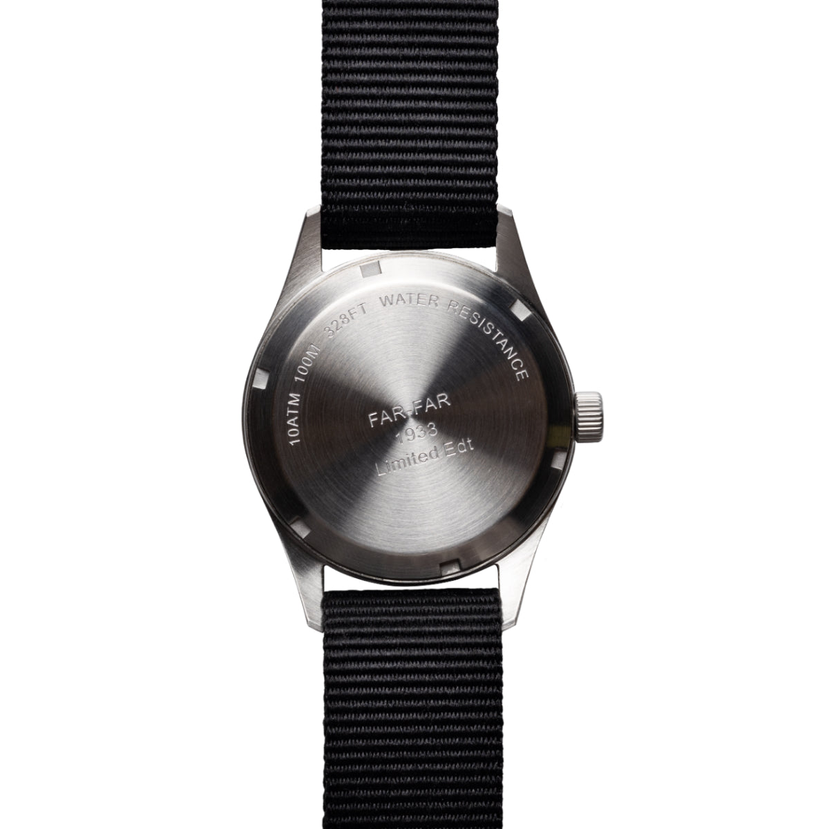 Far-Far Klassisk Pilotklokke Sort