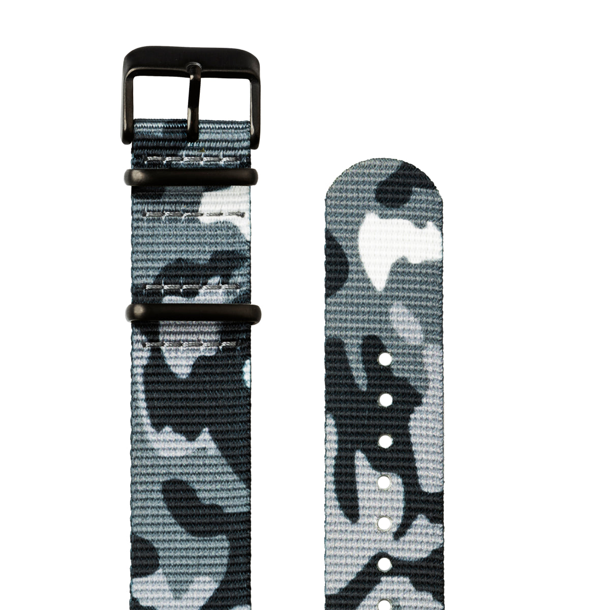 Far-Far Natoreim Hvit Camo (Sort Spenne)