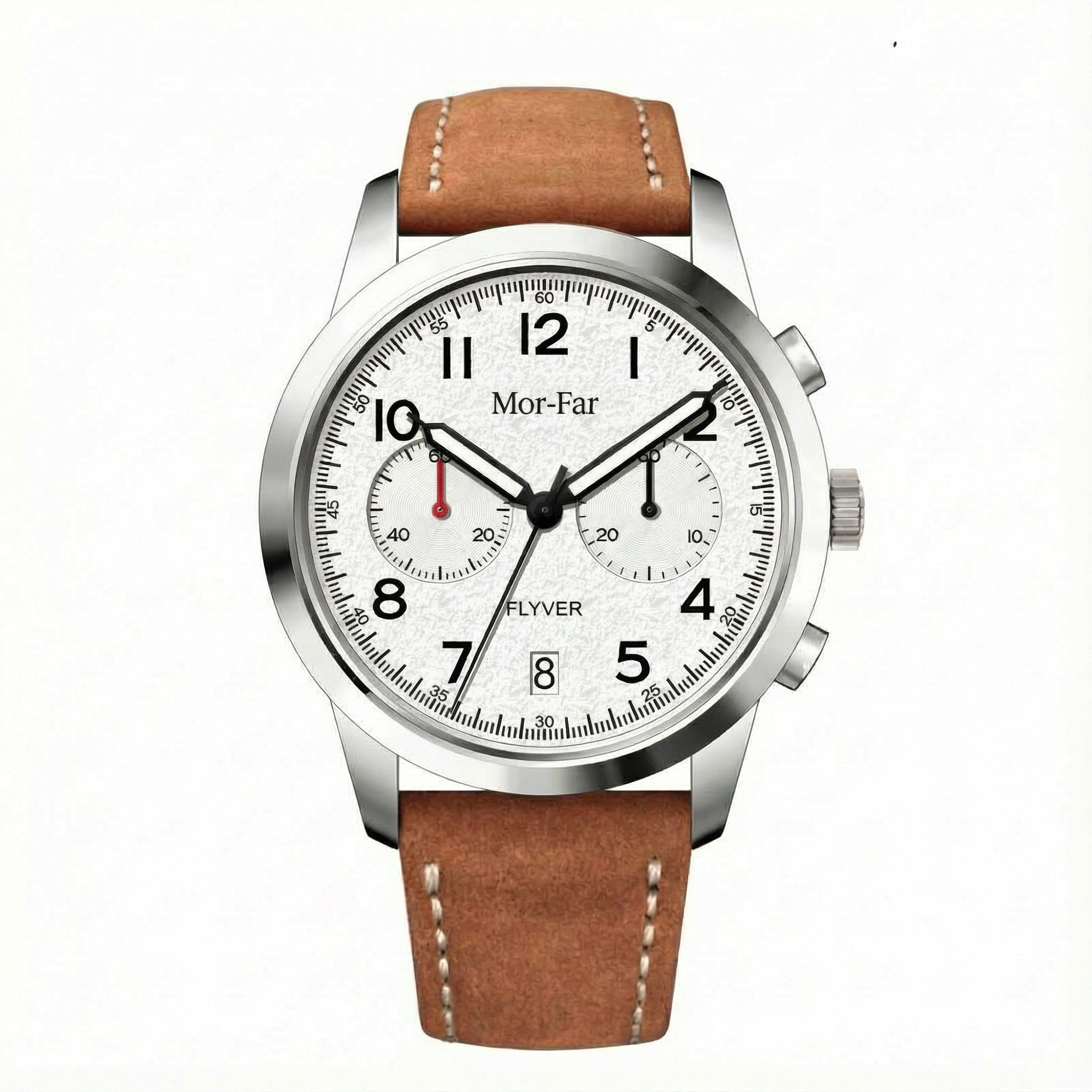 Mor-Far Flyver Kronograf – Hvit