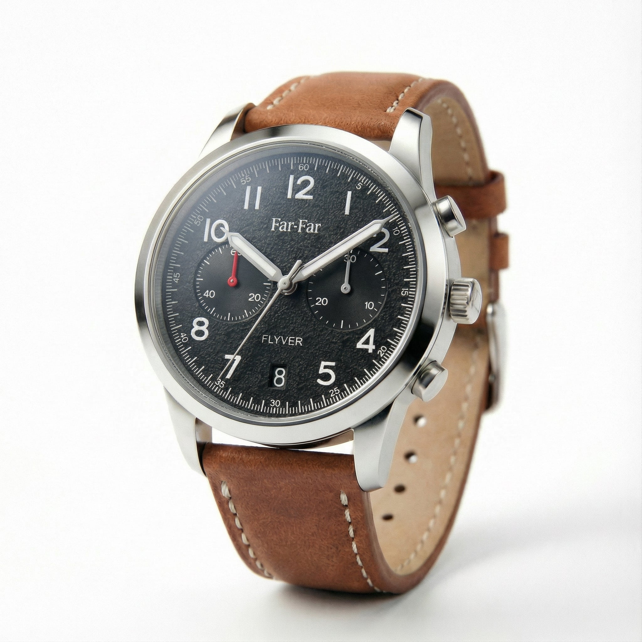 Far-Far Flyver Kronograf – Sort