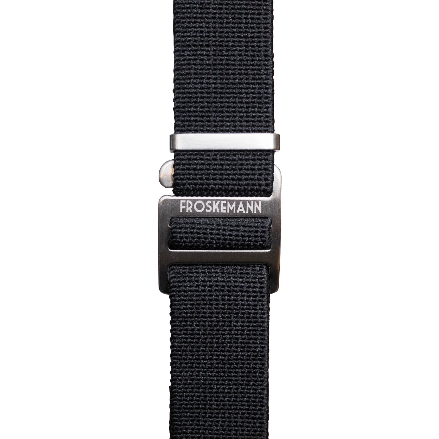 Froskemann Elastisk Reim 20 mm – Sort